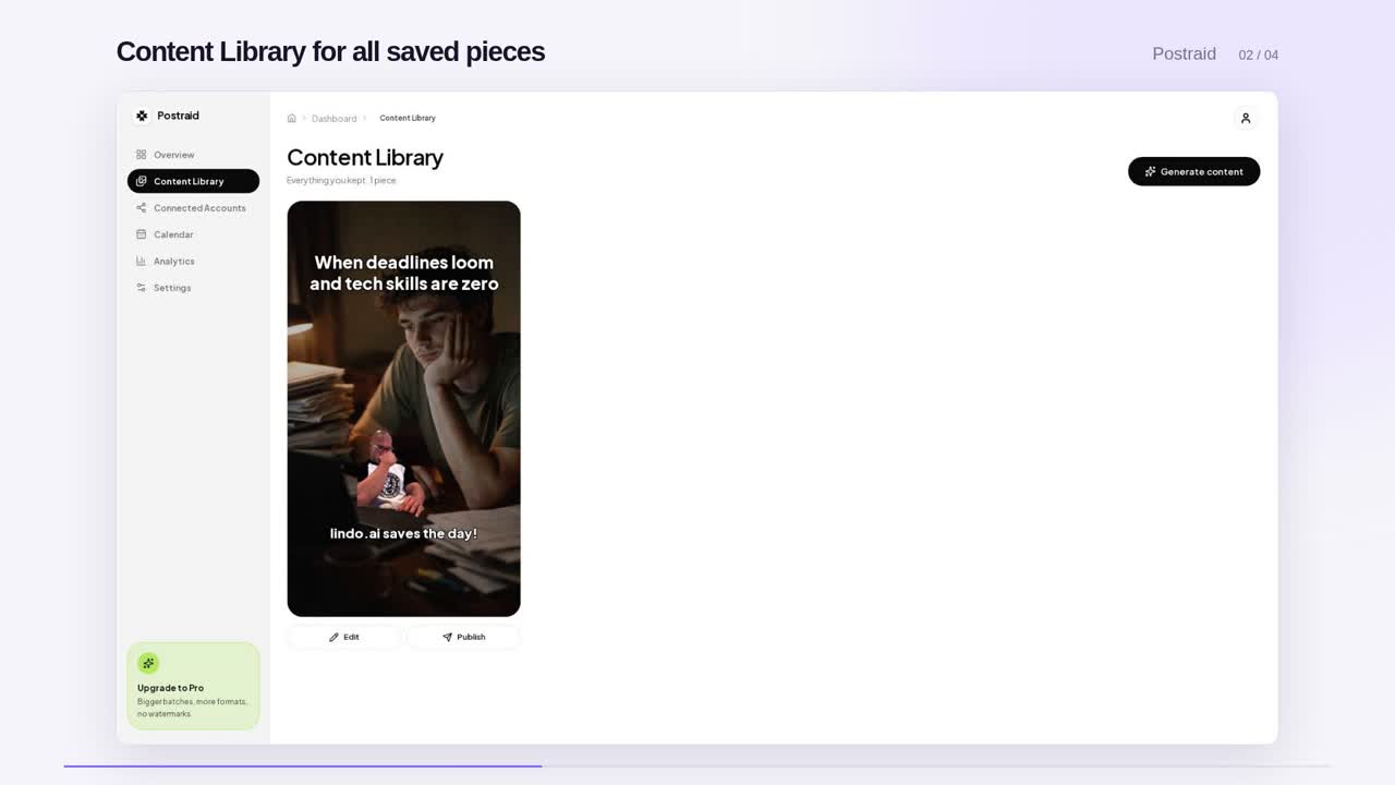 Landscape Postraid marketing teaser