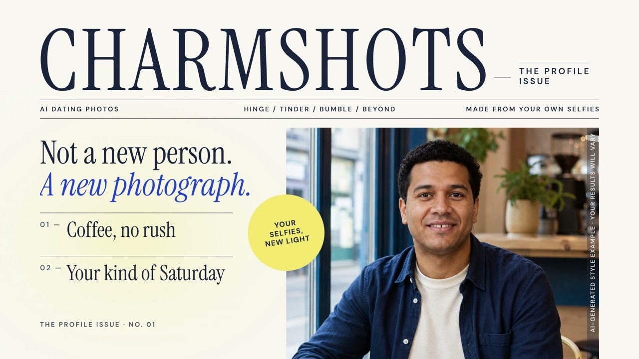 The Profile Issue: Editorial film poster for Charmshots
