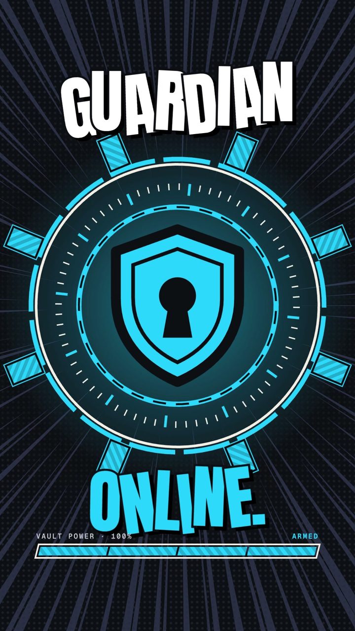 Guardian Protocol: Anime film poster (fictional brand)